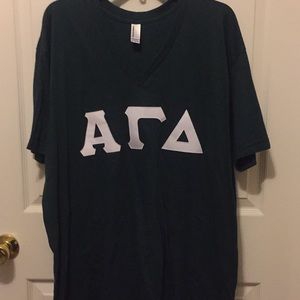 Dark Green Alpha Gamma Delta T-shirt